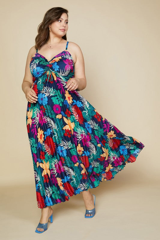 Floral Printed Plus Size Womens A Line Dress Sleeveless Knee Length For  Casual Summer Beach Parties And Holidays In Stock With Fast Shipping FS0005  From Wholesalefactory, $14.37