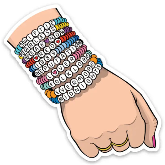 Taylor Friendship Bracelets Die Cut Sticker