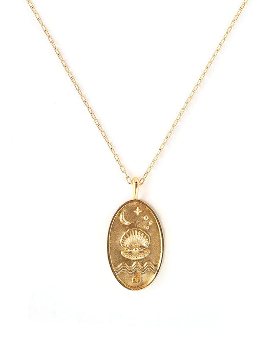 CANCER | GOLD ZODIAC NECKLACE