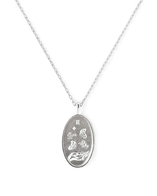 GEMINI | SILVER ZODIAC NECKLACE