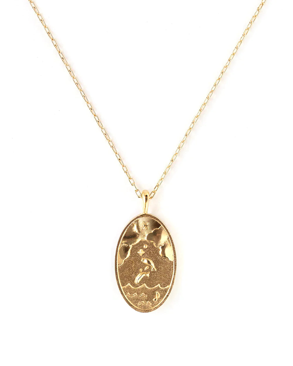 PISCES | GOLD ZODIAC NECKLACE