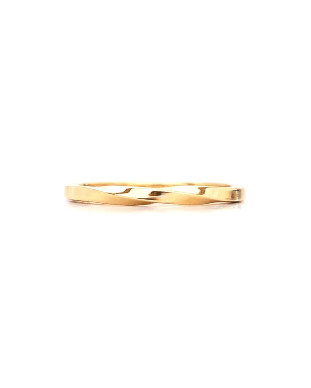 HELIX | GOLD VERMEIL TWISTED SQUARE RING