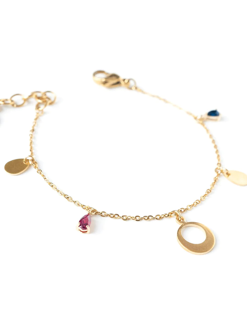 HORIZON | GOLD CHARMS & CRYSTALS BRACELET