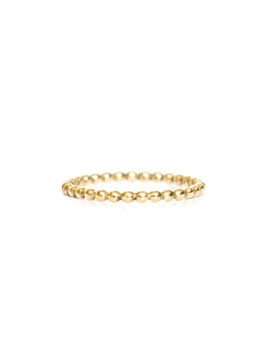 PERLU | GOLD VERMEIL BEADED RING