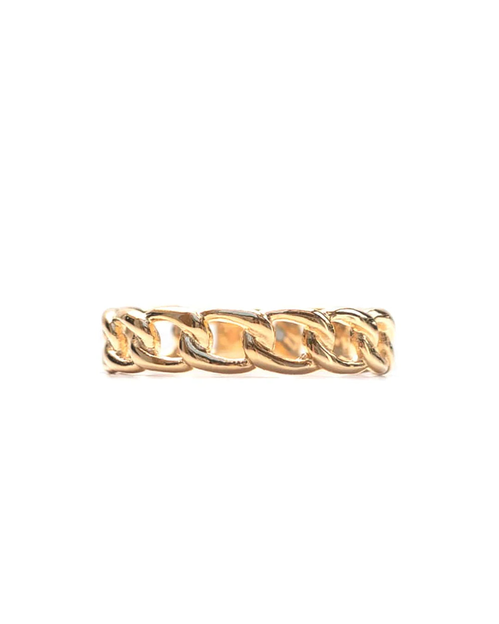 SHANE | GOLD VERMEIL LINK CHAIN RING