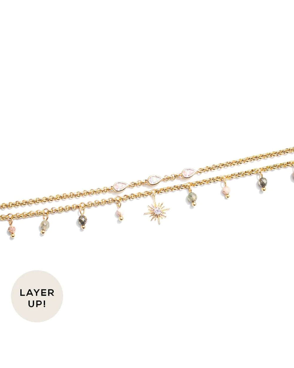 STARDUST | GOLD CHARM BRACELET SET