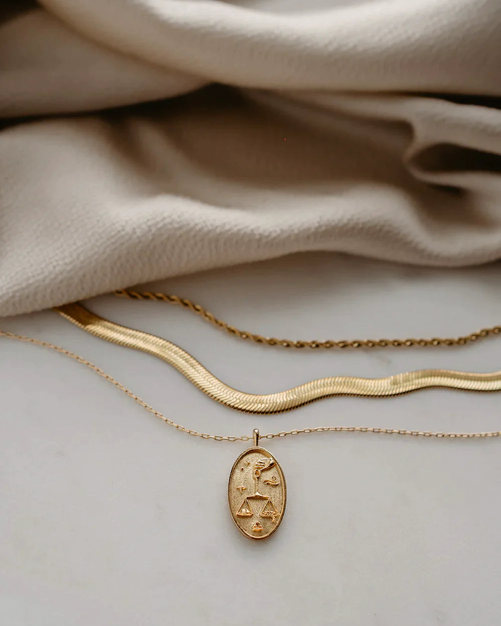 LIBRA | GOLD ZODIAC NECKLACE