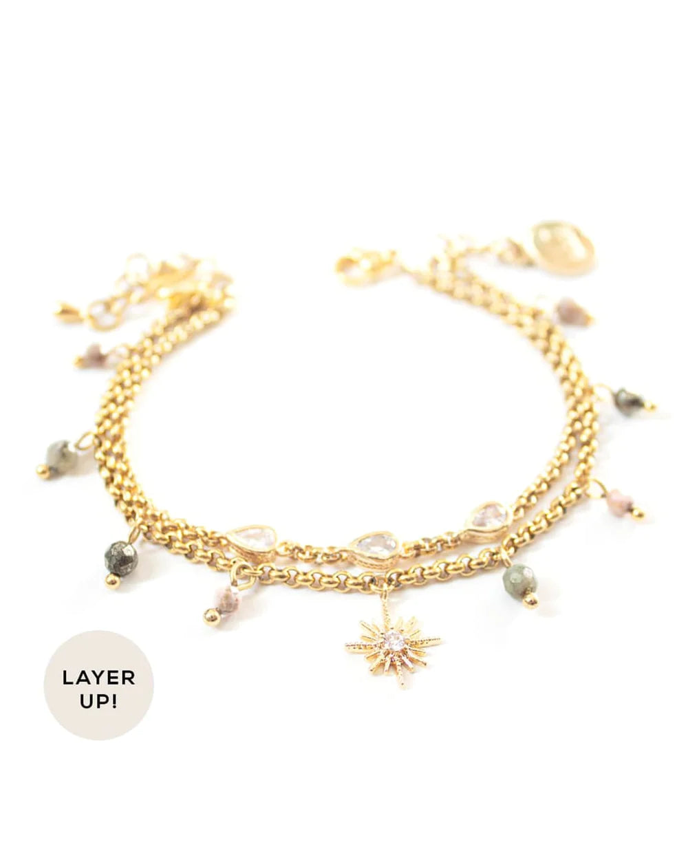 STARDUST | GOLD CHARM BRACELET SET