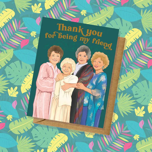 "Thank You For Being My Friend" Friendship Card