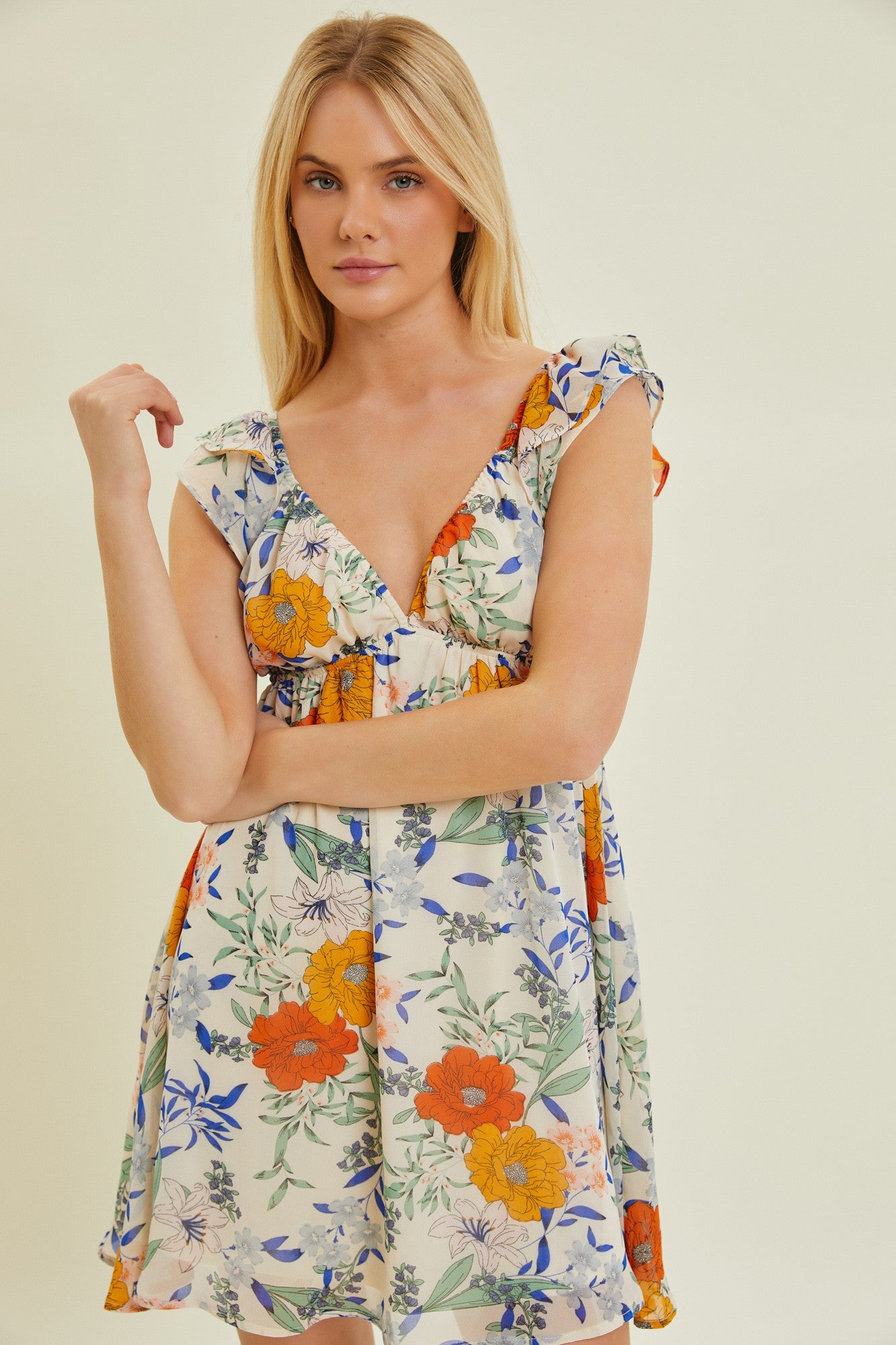 Babydoll dress floral hotsell