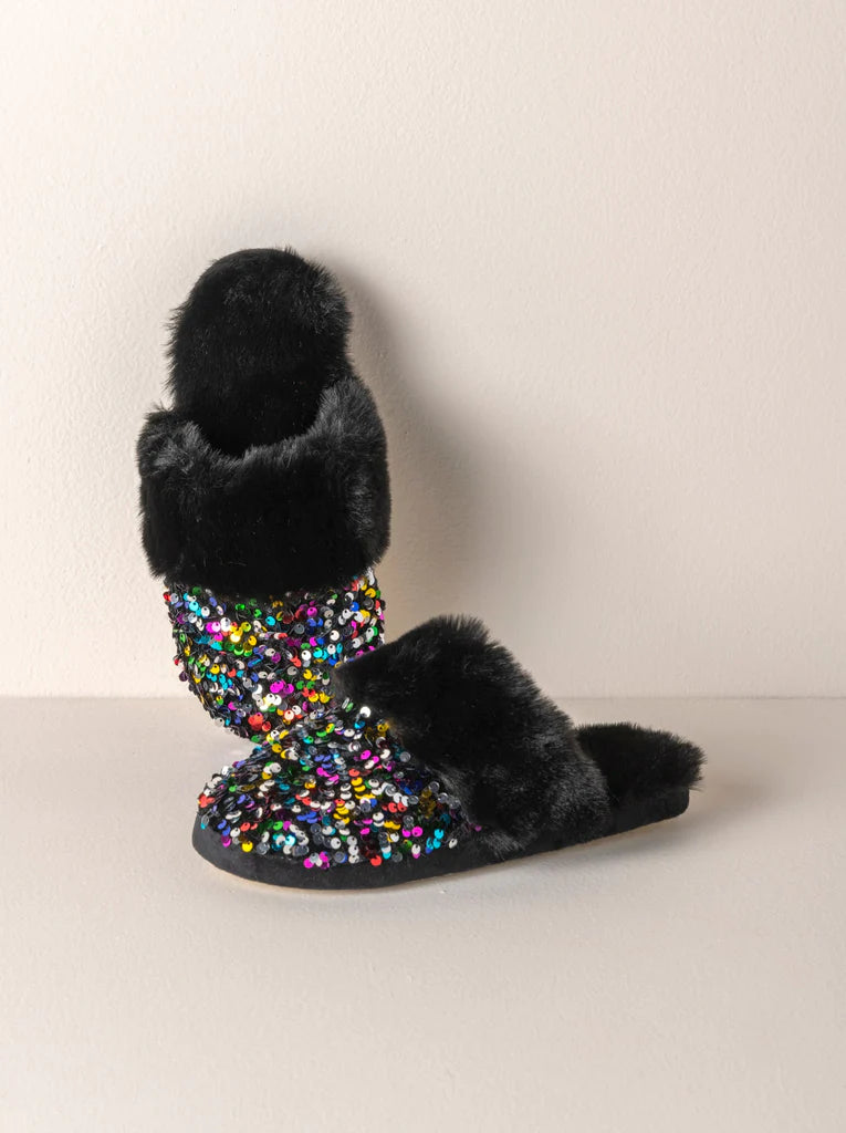 Fiesta Slippers (Black)