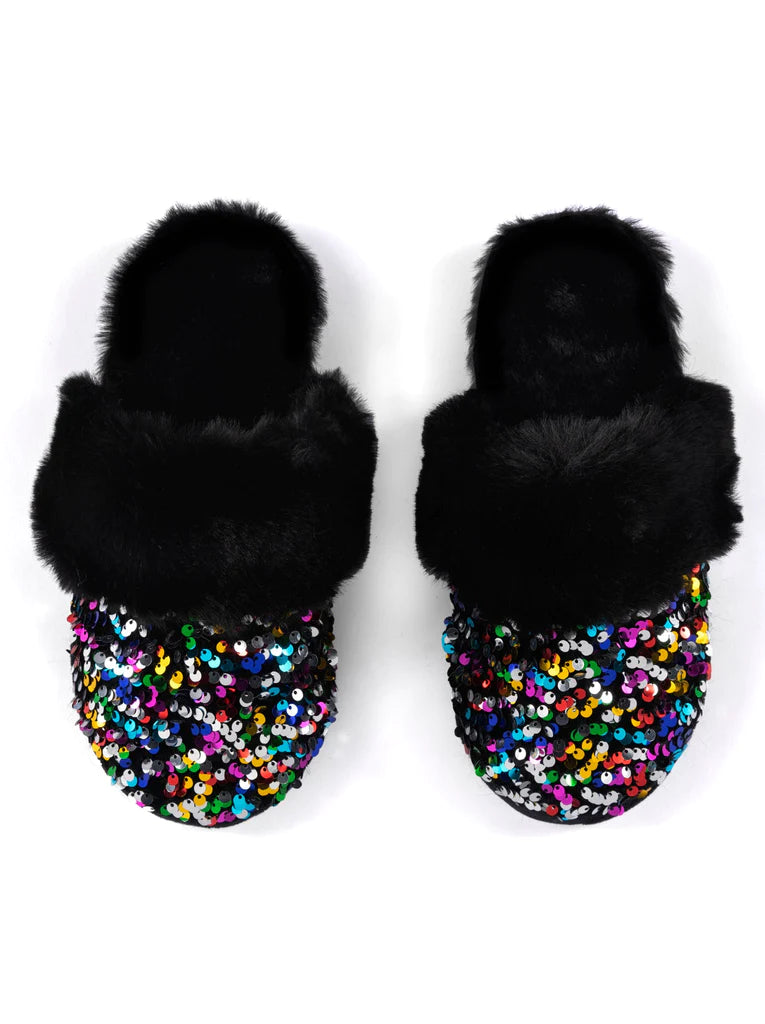 Fiesta Slippers (Black)