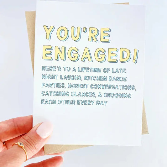 "You're Engaged!" Sweet Engagement Card