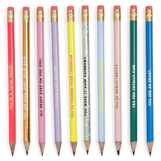 Compliment Pencil Set (Assorted Set of 10)