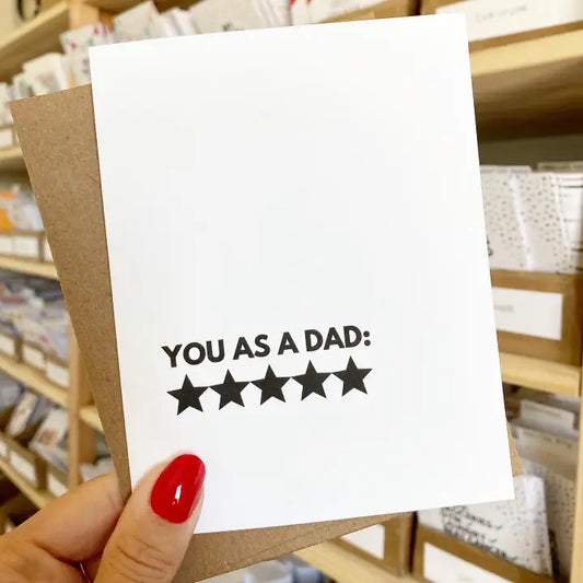 "Five Star Dad" Father's Day Card