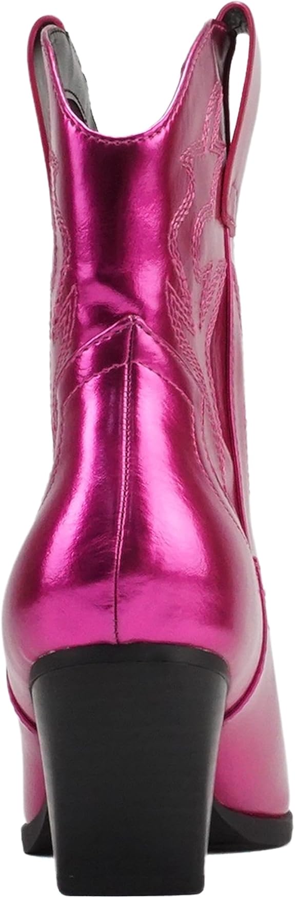 Magenta Metallic Cowboy Boots