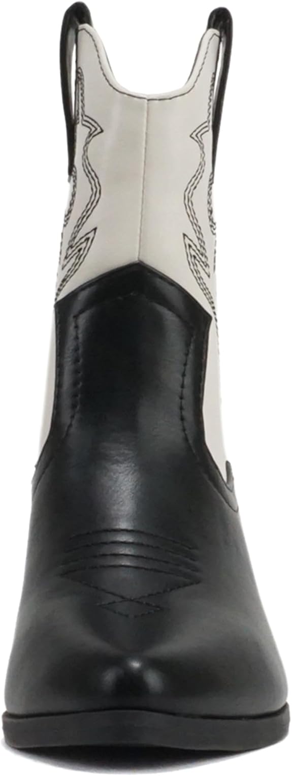 Black White Cowboy Boots