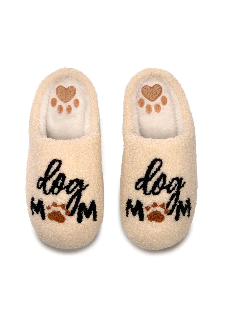 "Dog Mom" Slippers