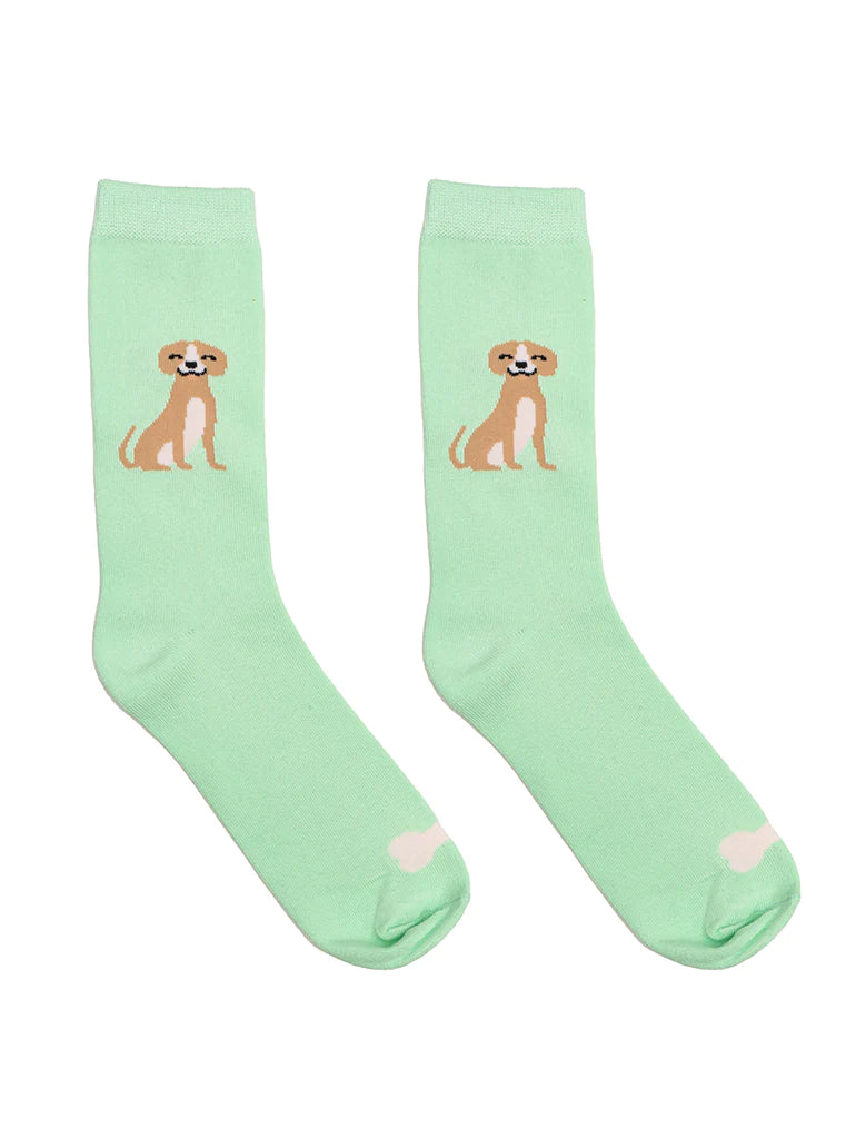 "Dog" 3D Crew Socks