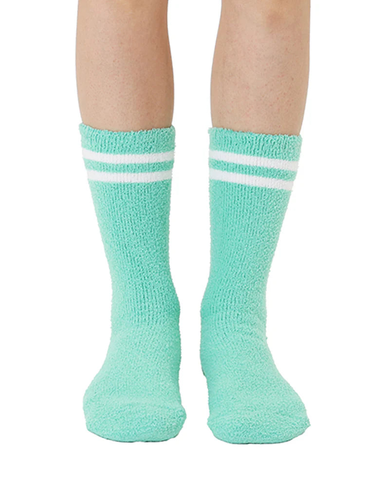 "Cat Lover" Fuzzy Crew Socks