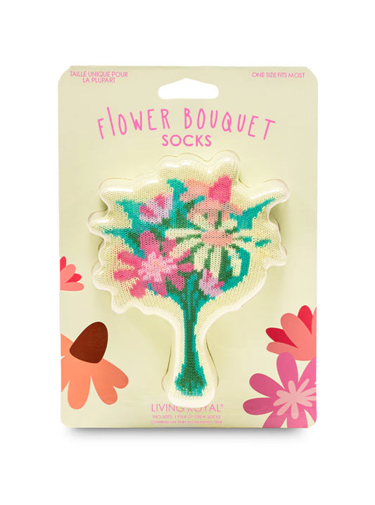 "Flower Bouquet" 3D Crew Socks