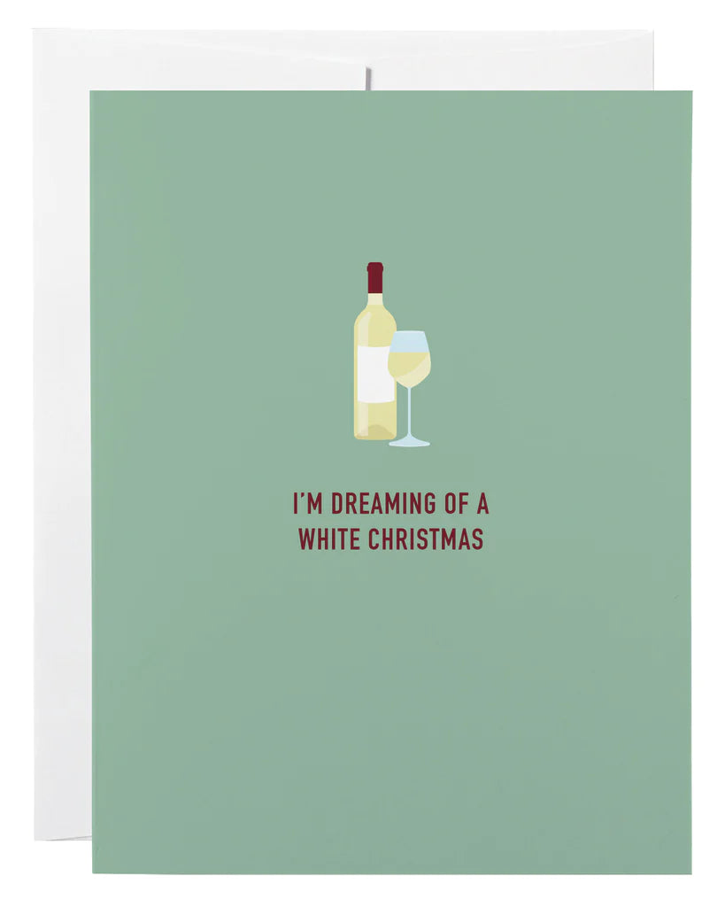 "I'm Dreaming Of A White Christmas" Holiday Card