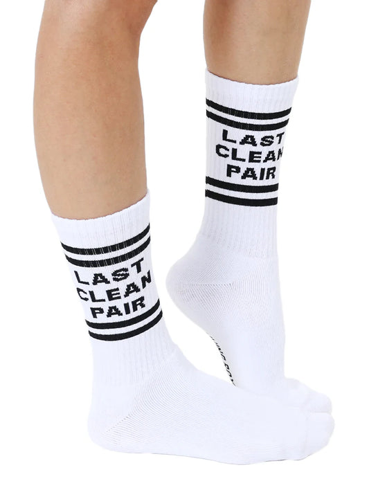 "Last Clean Pair" Classic Crew Socks