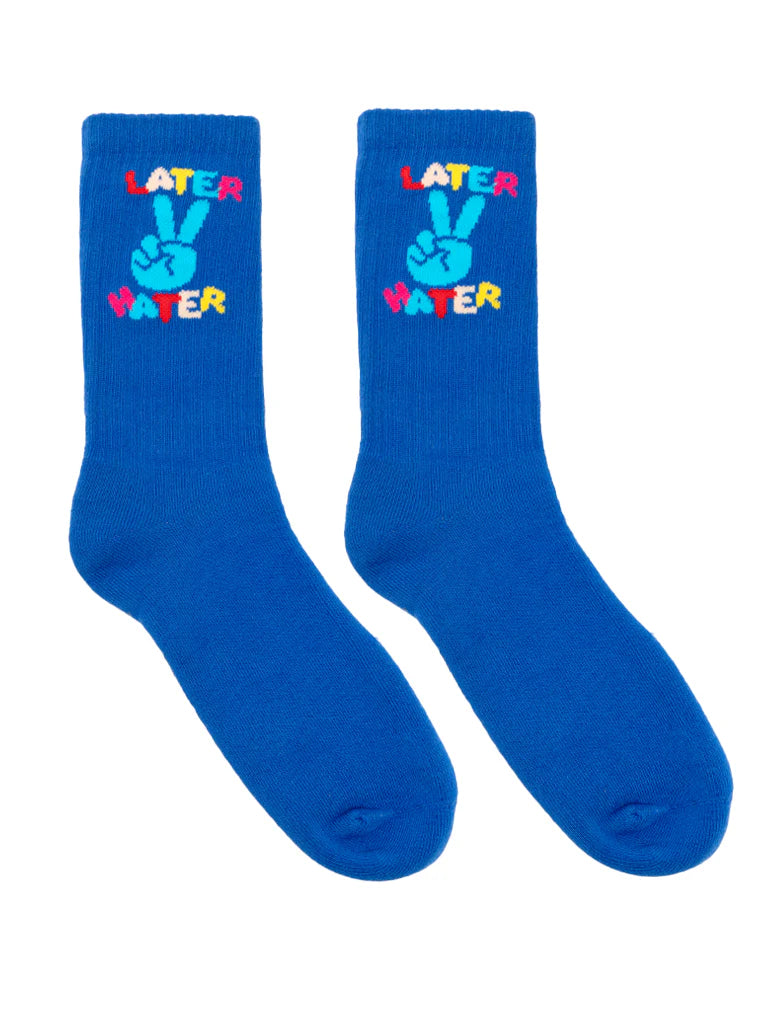 "Later Hater" Unisex Classic Crew Socks