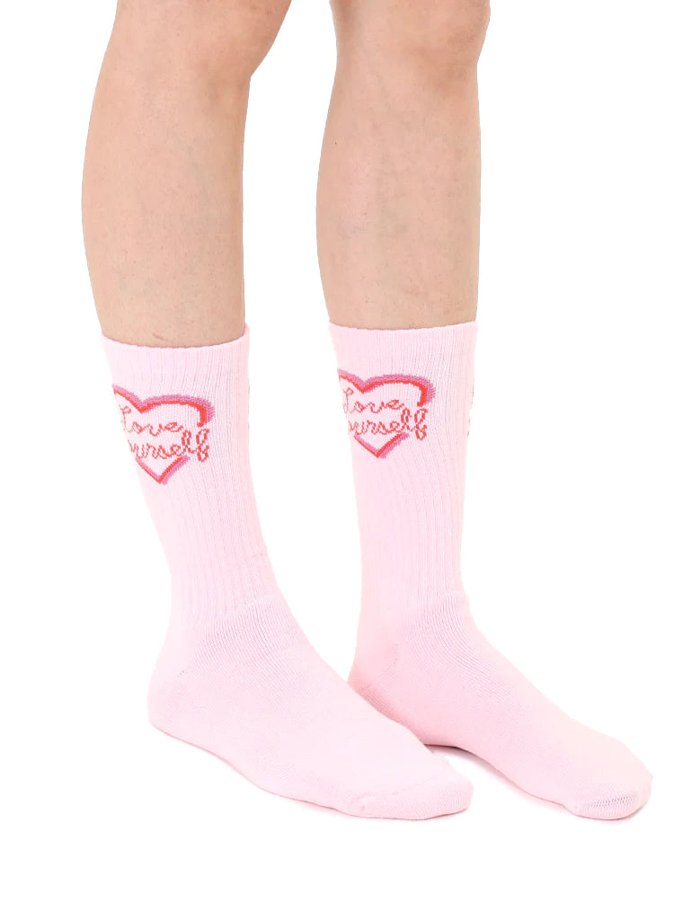 "Love Yourself" Unisex Classic Crew Socks