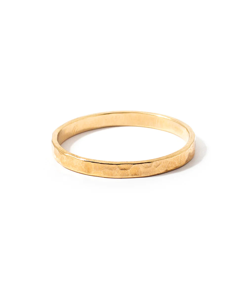 MARTEL | GOLD VERMEIL HAMMERED RING