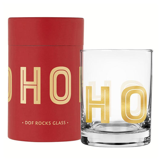 "HO HO HO" DOF Glass