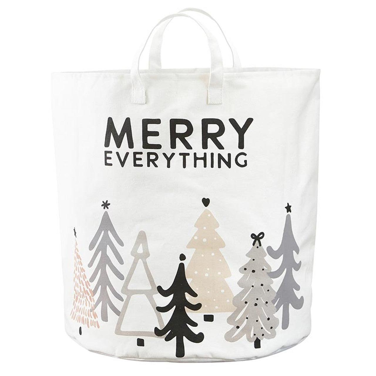 "Merry Everything" Oversized Canvas Tote