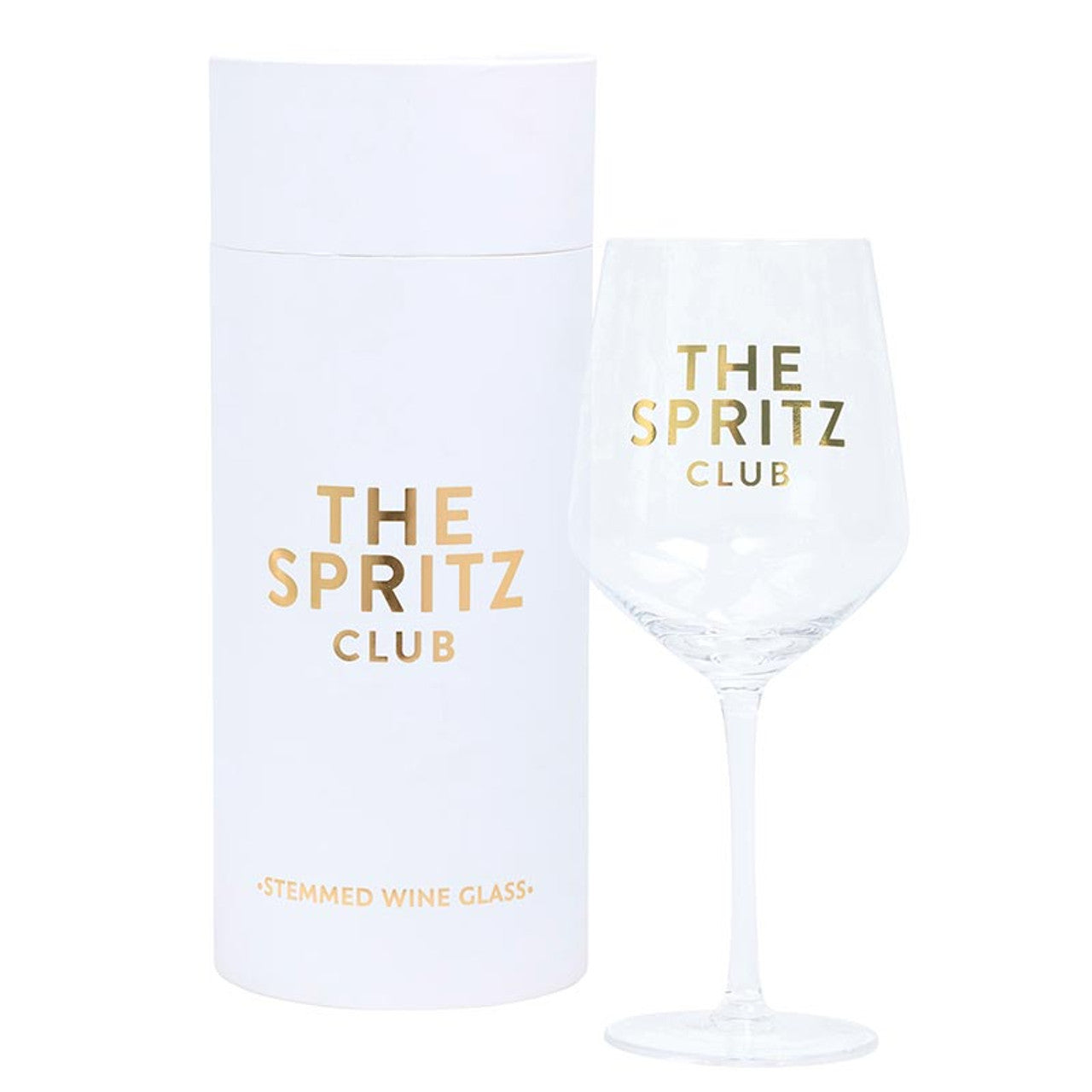 "The Spritz Club" Wine Glass