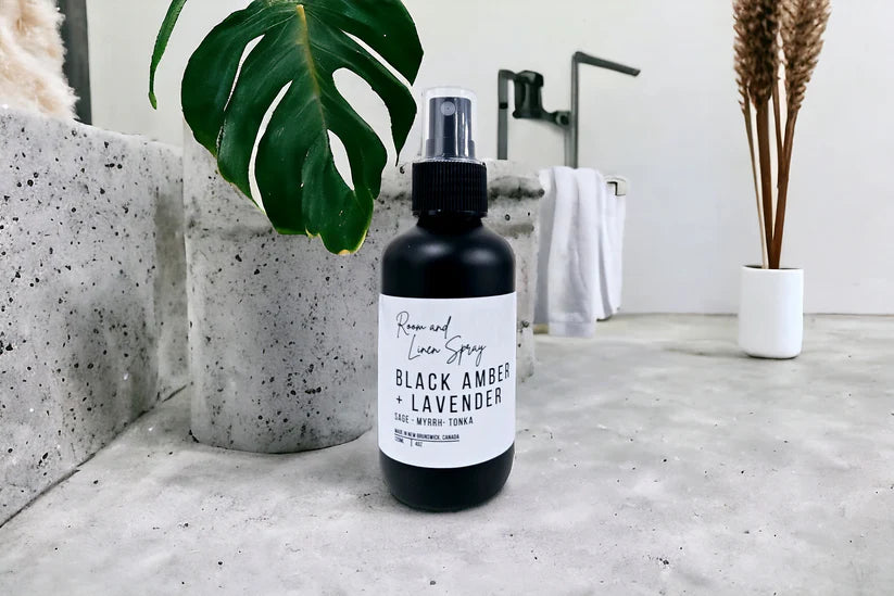 Vagabond Studios || Black Amber + Lavender 4oz Room Spray