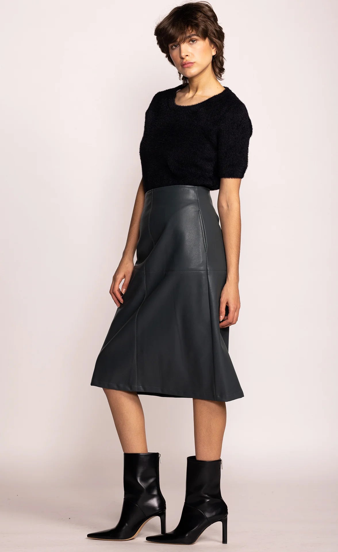 Pink Martini || The Peyton Skirt (Green)