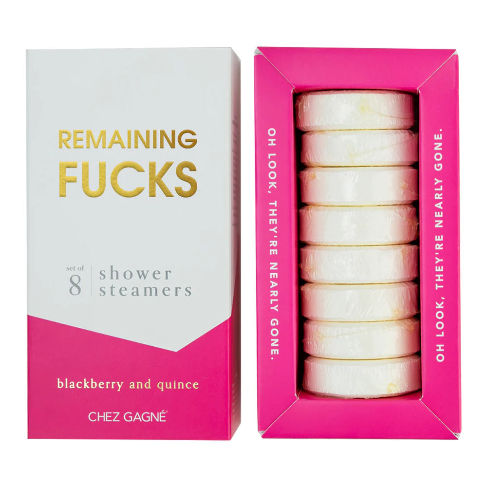 "Remaining Fucks" Set of 8 Shower Steamers