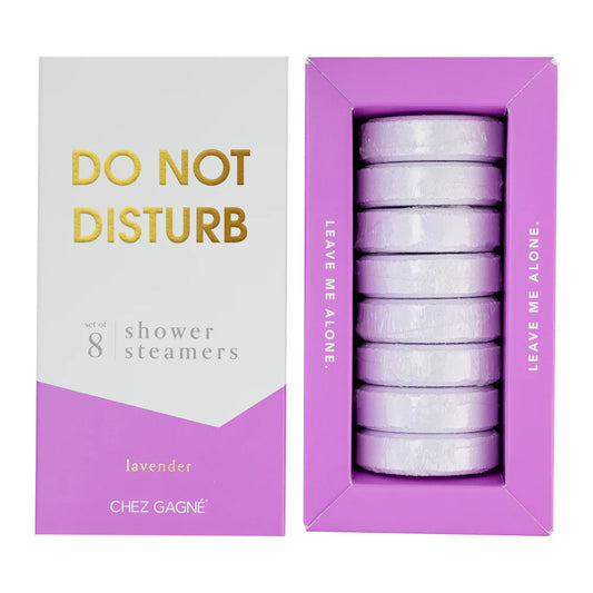 "Do Not Disturb" Set of 8 Shower Steamers