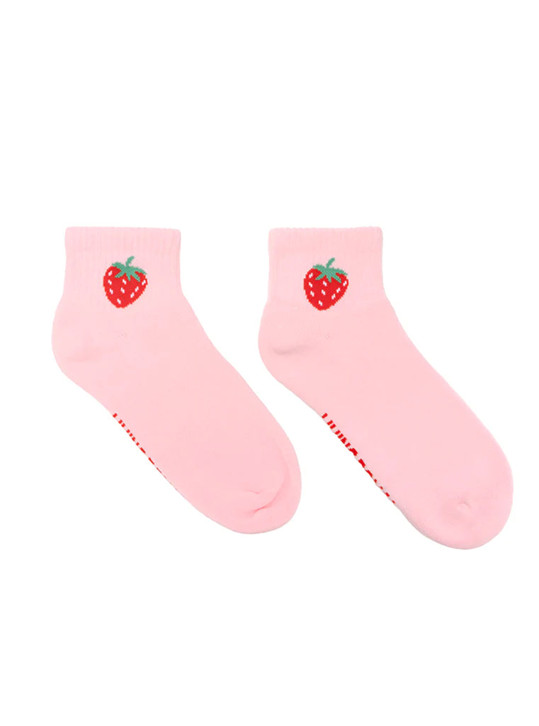 "Strawberry" Unisex Classic Ankle Socks