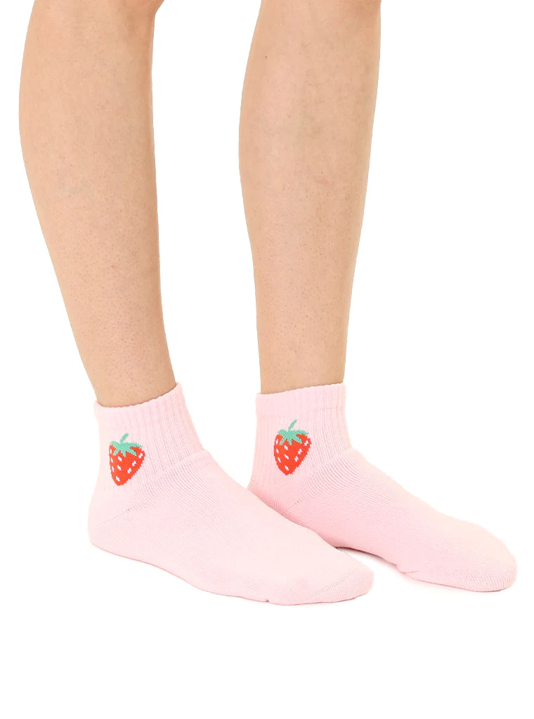 "Strawberry" Unisex Classic Ankle Socks