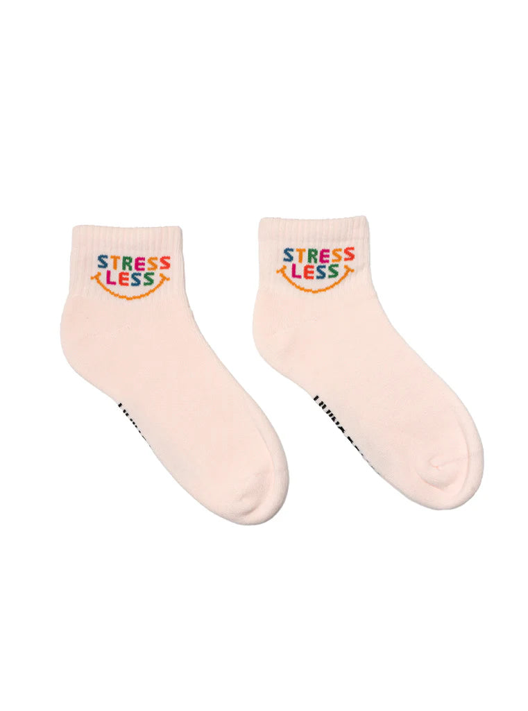 "Stress Less" Unisex Classic Ankle Socks