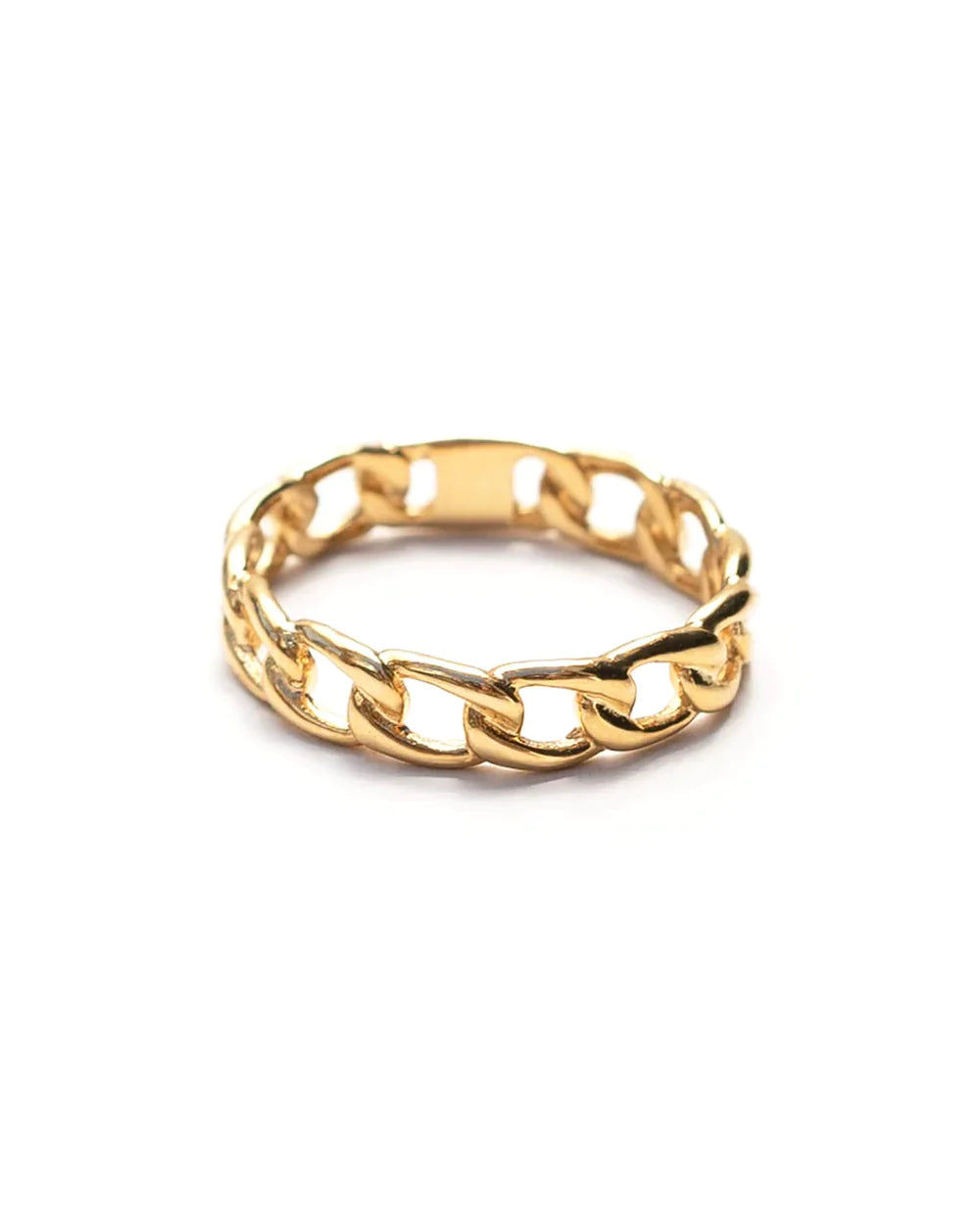 SHANE | GOLD VERMEIL LINK CHAIN RING