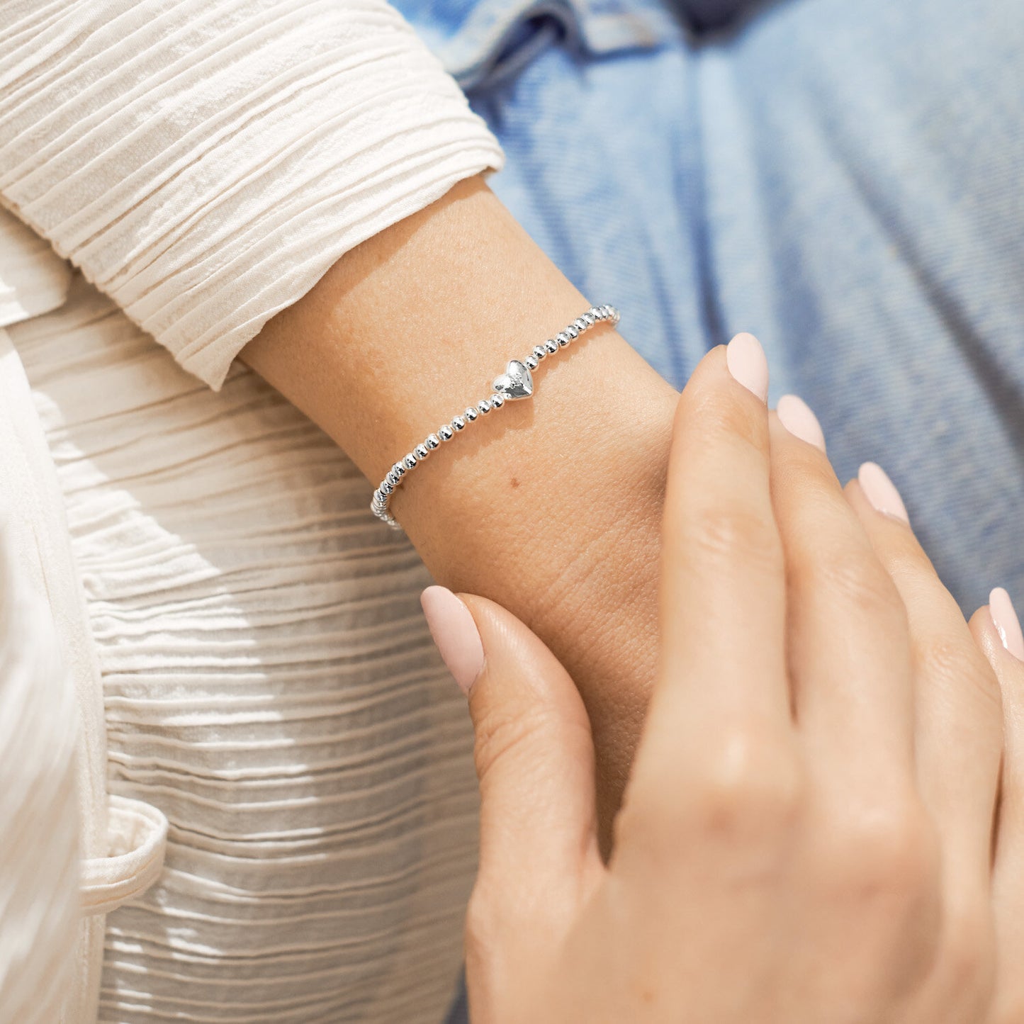 A Little "Happy Birthday" Silver Plated Bracelet