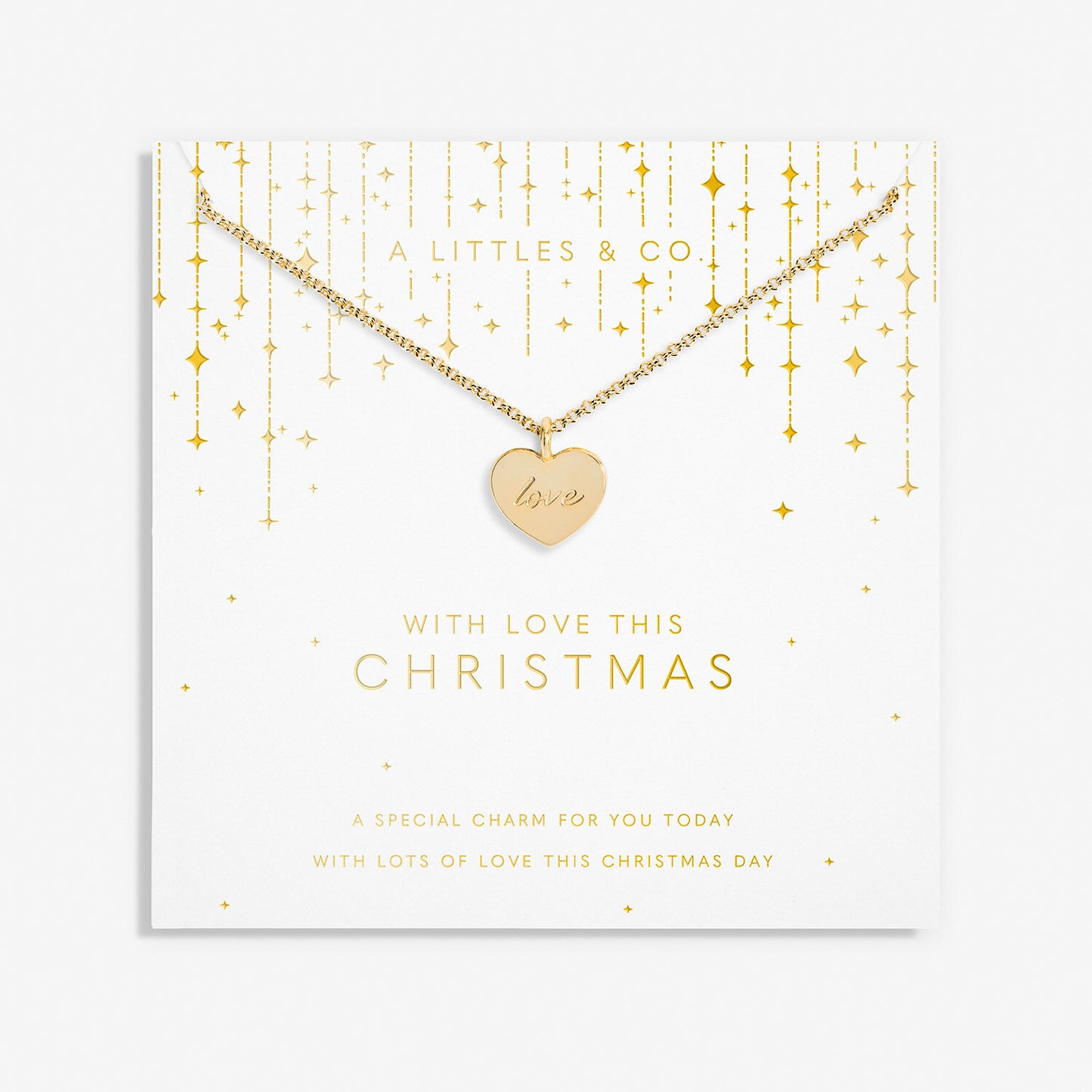 With Love This Christmas || Gold Plated Necklace