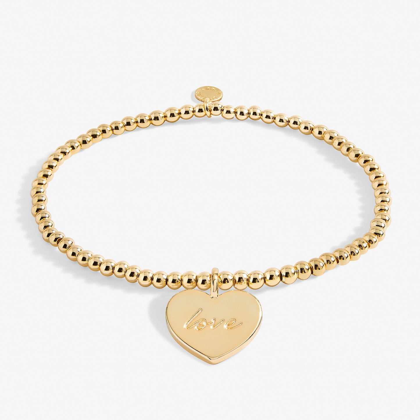 "With Love This Christmas" Gold Plated Bracelet