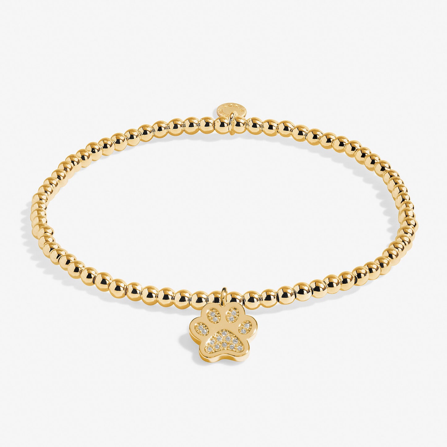 A Little "Love Has Four Paws" Gold Plated Bracelet