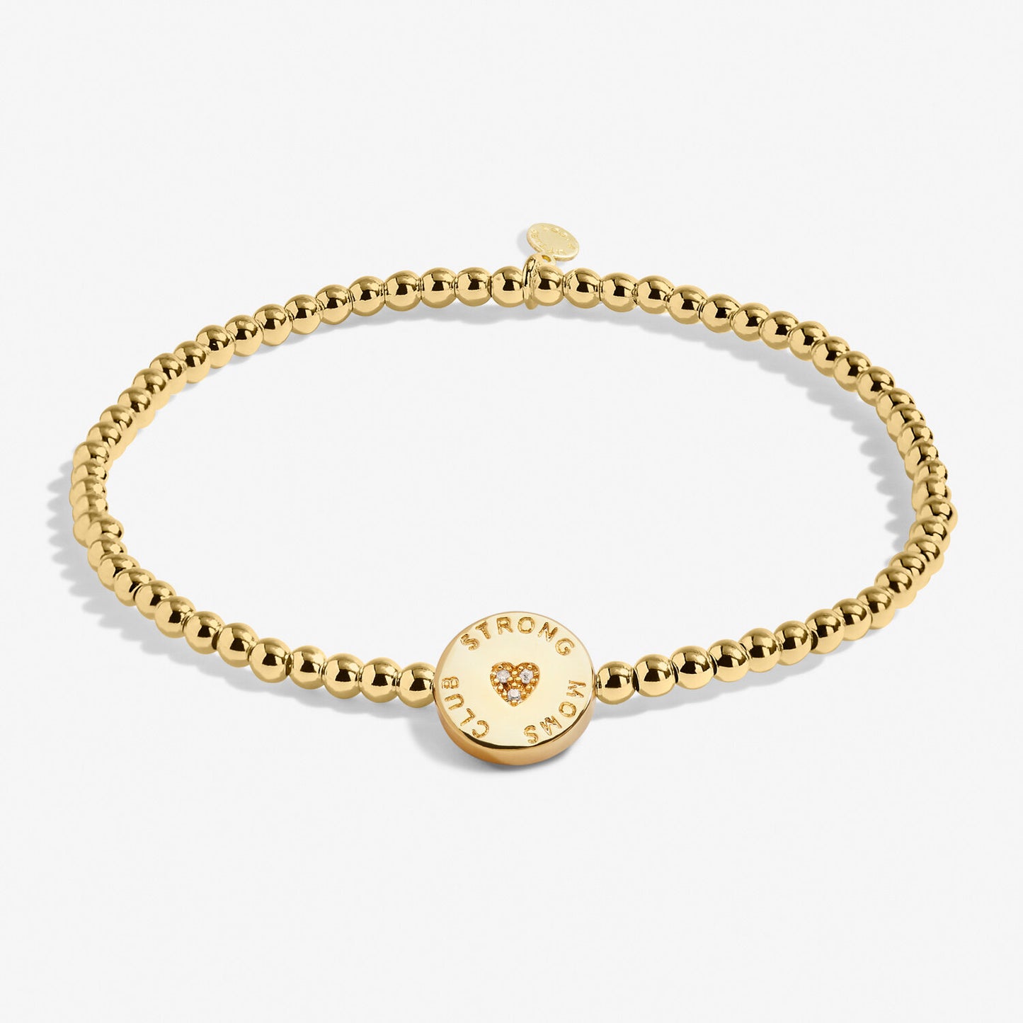 A Little "Strong Moms Club" Gold Plated Bracelet