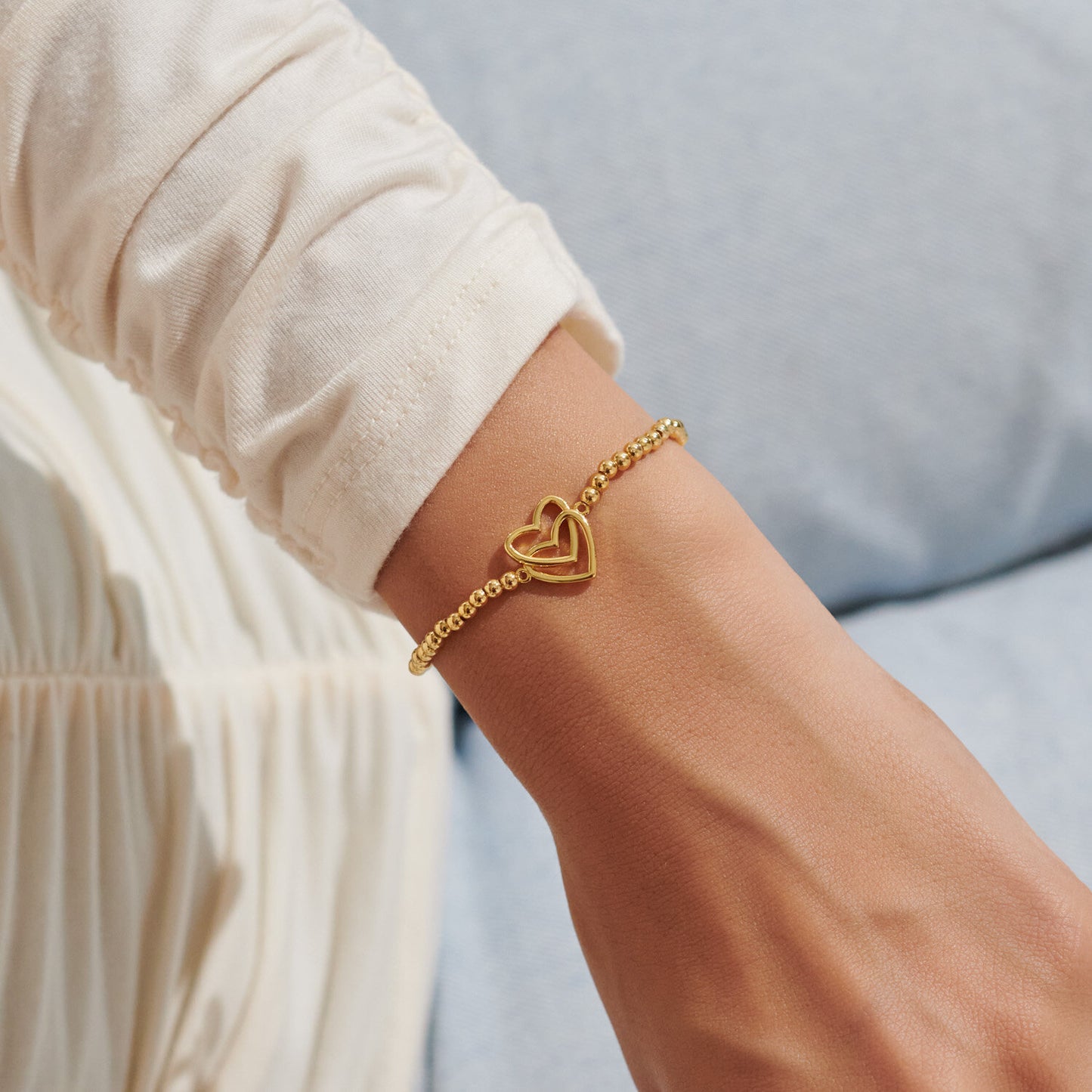 A Little "Happy Birthday" Gold Plated Bracelet