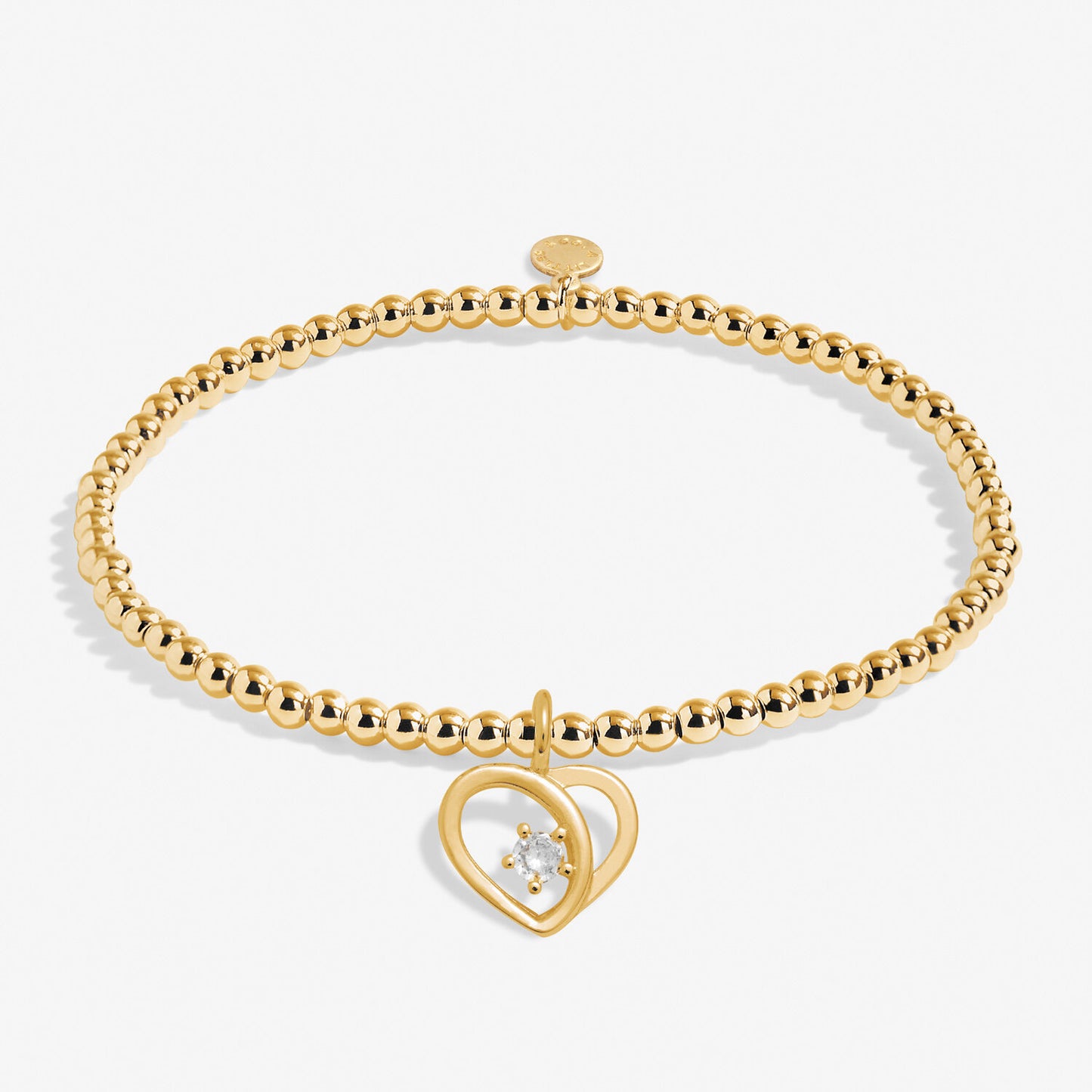 A Little "Secret Santa" Gold Tone Plated Bracelet