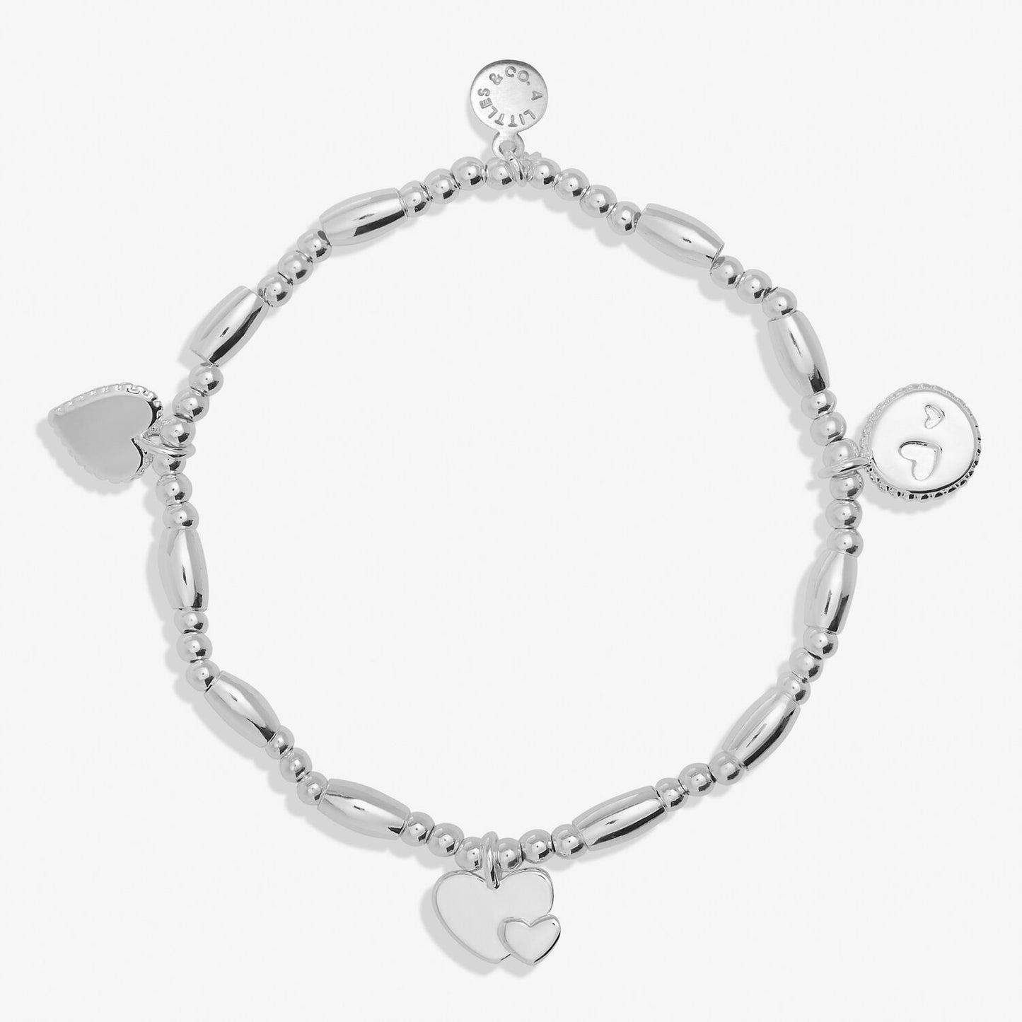 Life's a Charm "Mom" Silver Plated Bracelet