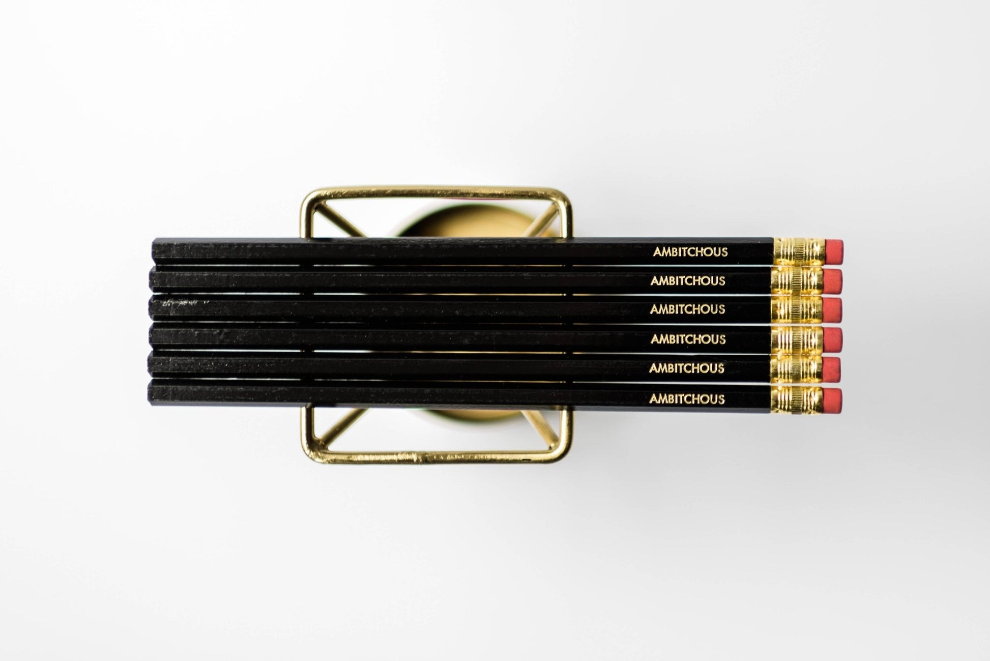 "Ambitchous" Gold Foil Pencil - In Pursuit Mobile Boutique || Apparel, Accessories & Gifts Saint John, New Brunswick